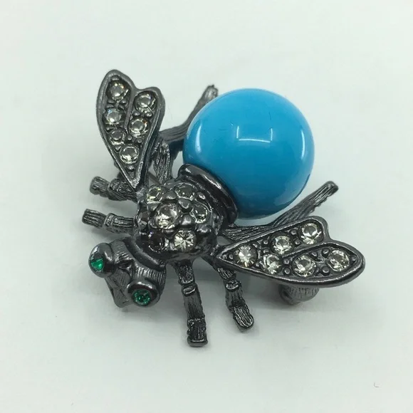 Joan Rivers Baby Bee Brooch Interchangeable Body Beads NEW in Box Multicolored - Picture 11 of 16